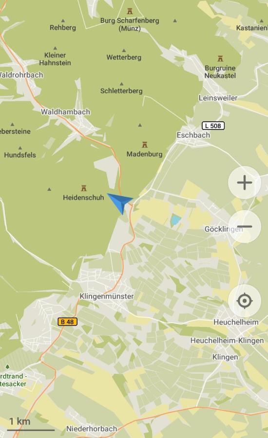 Ferienwohnung Suedliche Weinstrasse Zwischen Wald Und Reben Klingenmünster Dış mekan fotoğraf